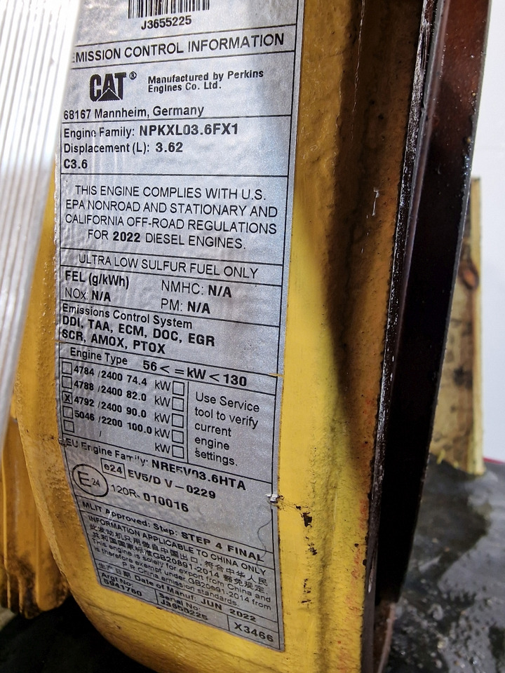 Engine for Construction machinery Caterpillar C3.6 313 Excavator (Perkins 904J-E36TA) Engine (Plant): picture 10