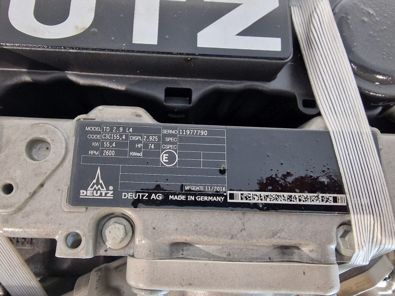 New Engine for Construction machinery Deutz TD 2.9 L4 New Engine (Plant): picture 11