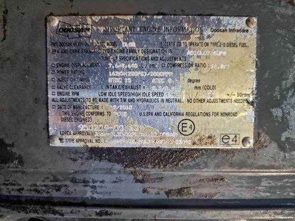 Doosan DL08 Engine (Plant) D300 WHEEL LOADER - Engine for Construction machinery: picture 2 Doosan DL08 Engine (Plant) D300 WHEEL LOADER - Engine for Construction machinery: picture 2