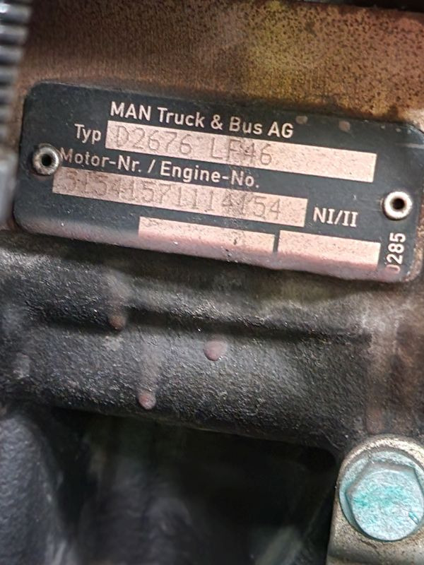 MAN D2676 LF46 EURO6 Engine (Truck) - Engine for Truck: picture 2 MAN D2676 LF46 EURO6 Engine (Truck) - Engine for Truck: picture 2