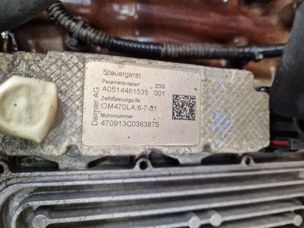 Mercedes Benz OM470LA 6-7-01 Engine (Truck) - Engine for Truck: picture 2 Mercedes Benz OM470LA 6-7-01 Engine (Truck) - Engine for Truck: picture 2