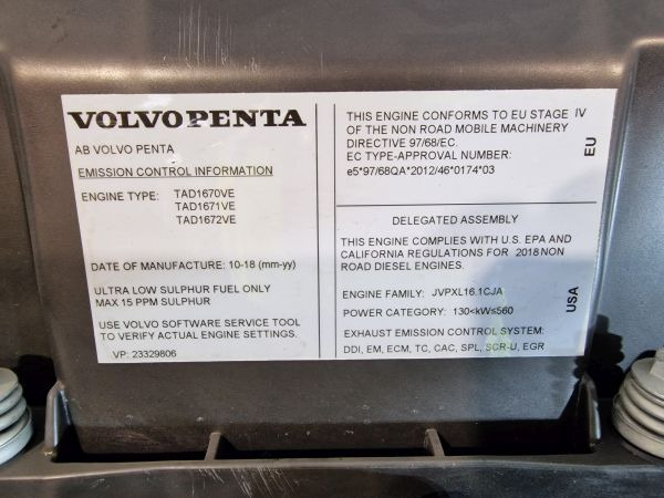 Volvo TAD1672VE Engine (Industrial) New - Engine for Industrial equipment: picture 2 Volvo TAD1672VE Engine (Industrial) New - Engine for Industrial equipment: picture 2