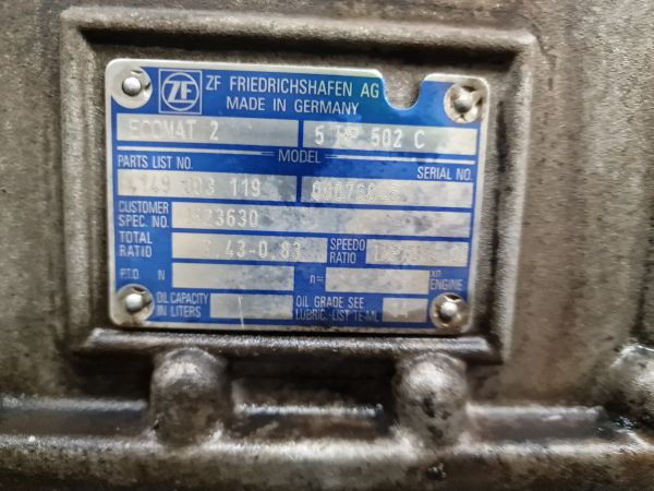 ZF Ecomat 2 5HP502C Gearbox - Gearbox: picture 2 ZF Ecomat 2 5HP502C Gearbox - Gearbox: picture 2