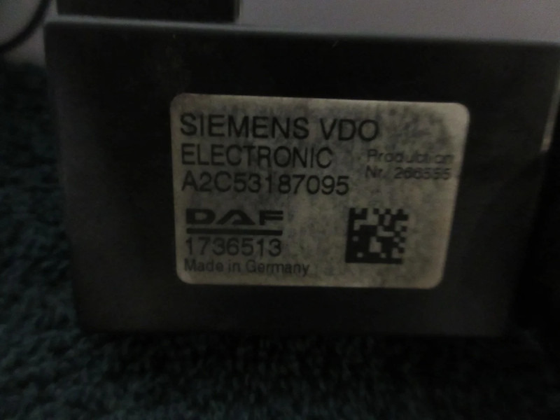 DAF 1736513 IMMOBILISER DAF CF 75 EURO 5 - Electrical system for Truck: picture 2 DAF 1736513 IMMOBILISER DAF CF 75 EURO 5 - Electrical system for Truck: picture 2
