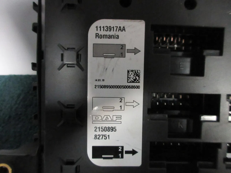 Electrical system for Truck DAF 2150895 ZEKERINGS KAST DAF XF CF 480 EURO 6 MODEL 2021: picture 11