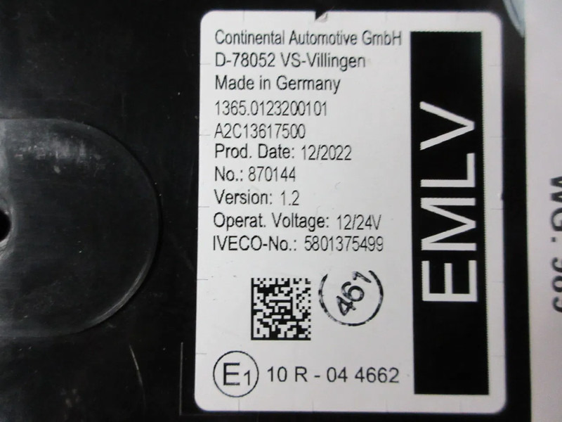 Iveco 5801375499 IVECO S WAY EURO 6 MODEL 2023 - Electrical system for Truck: picture 5 Iveco 5801375499 IVECO S WAY EURO 6 MODEL 2023 - Electrical system for Truck: picture 5