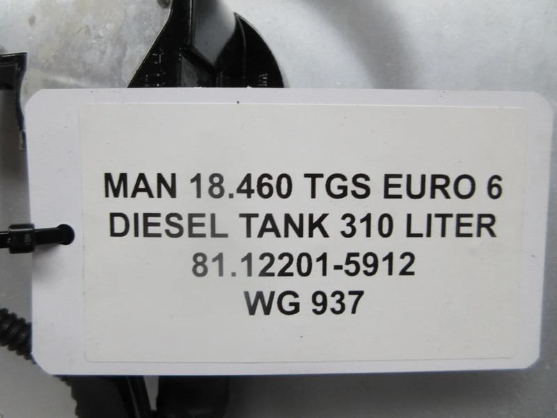 MAN 81.12201-5912 DIESELTANK 310 LITER MAN TGS EURO 6 MODEL 2020 - Fuel tank for Truck: picture 5 MAN 81.12201-5912 DIESELTANK 310 LITER MAN TGS EURO 6 MODEL 2020 - Fuel tank for Truck: picture 5