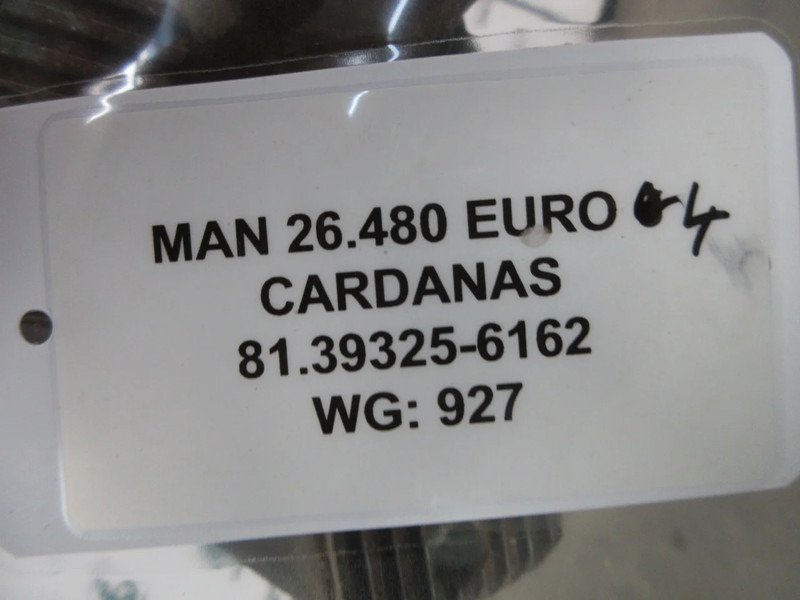 Drive shaft for Truck MAN 81.39325-6162 // 81.39324-6070 AANDRIJFAS MAN 26.540 6X6: picture 9