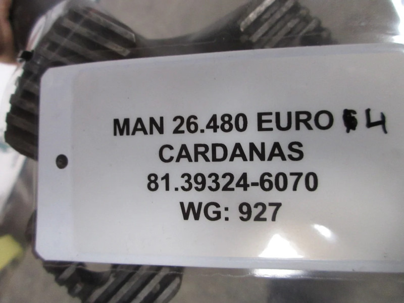 Drive shaft for Truck MAN 81.39325-6162 // 81.39324-6070 AANDRIJFAS MAN 26.540 6X6: picture 10