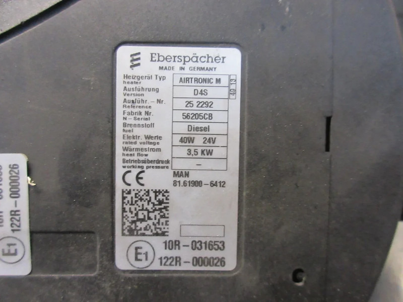 Heating/ Ventilation for Truck MAN 81.61900-6412 STANDKACHEL MAN TGS TGX TGM TGL EURO 6: picture 8 Heating/ Ventilation for Truck MAN 81.61900-6412 STANDKACHEL MAN TGS TGX TGM TGL EURO 6: picture 8