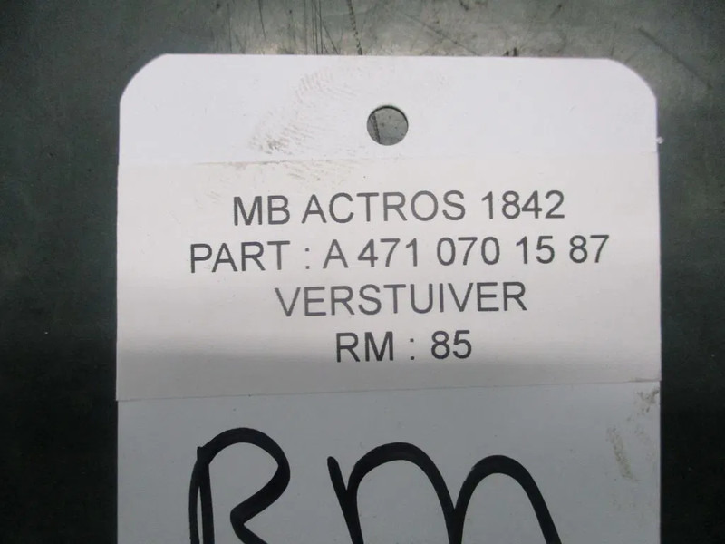Mercedes-Benz A 471 070 15 87 INJECTOR EURO 6 OM 471 LA - Fuel processing/ Fuel delivery for Truck: picture 2 Mercedes-Benz A 471 070 15 87 INJECTOR EURO 6 OM 471 LA - Fuel processing/ Fuel delivery for Truck: picture 2