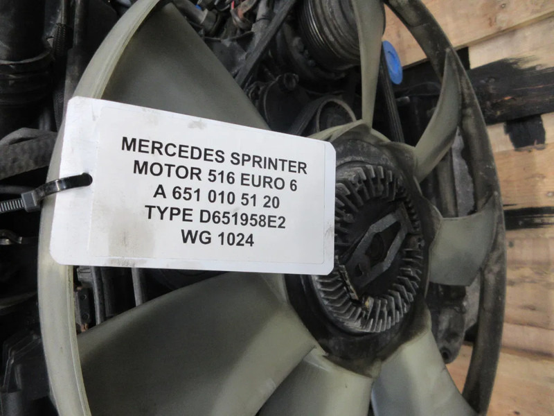 Mercedes-Benz A 651 010 51 20 RUILMOTOR MET SCHADEN VOOR EXPORT BENZ 516 EURO 6 - Engine for Truck: picture 5 Mercedes-Benz A 651 010 51 20 RUILMOTOR MET SCHADEN VOOR EXPORT BENZ 516 EURO 6 - Engine for Truck: picture 5