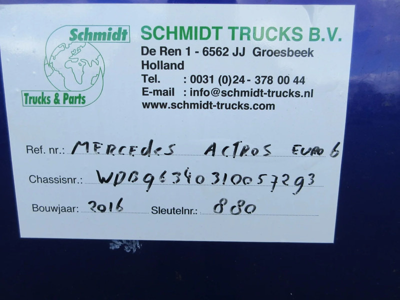 Cab and interior for Truck Mercedes-Benz CABINE MERCEDES 2145 MP4 EURO 6 DEZE IS VOOR ONDERDELEN !!!: picture 10