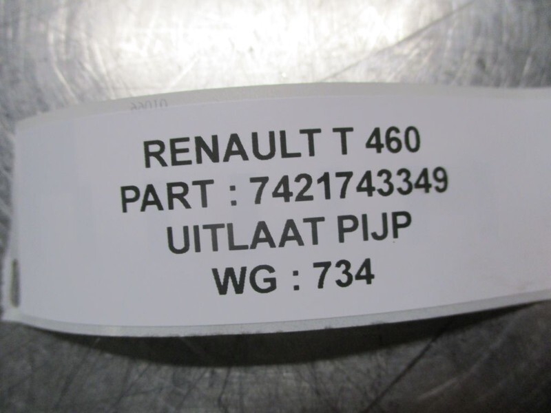 Renault 7421743349 uitlaat pijp T 460 - Muffler/ Exhaust system for Truck: picture 2 Renault 7421743349 uitlaat pijp T 460 - Muffler/ Exhaust system for Truck: picture 2
