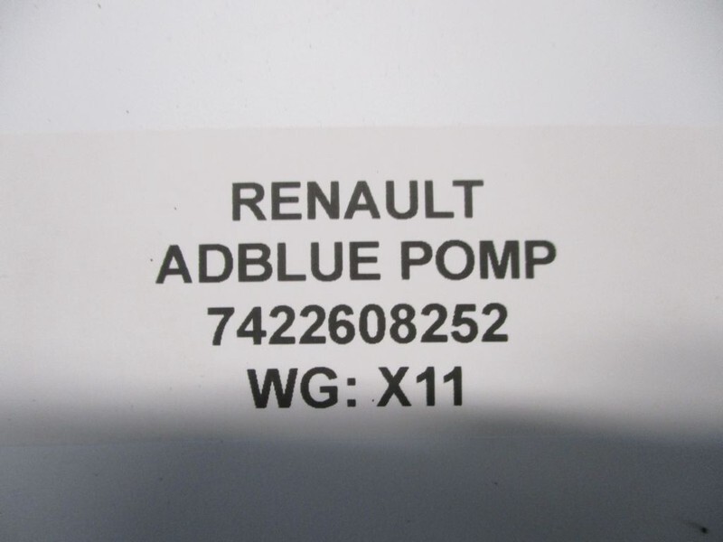 Renault 7422608252 ADBLUE POMP - Fuel processing/ Fuel delivery: picture 3 Renault 7422608252 ADBLUE POMP - Fuel processing/ Fuel delivery: picture 3