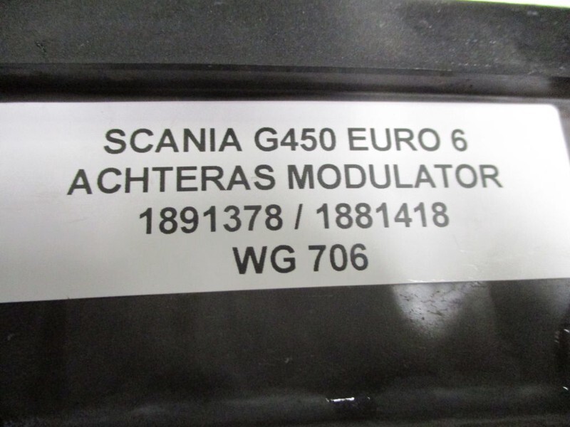 Scania G450 1891378 / 1881418 ACHTERAS MODULATOR EURO 6 - Brake parts for Truck: picture 2 Scania G450 1891378 / 1881418 ACHTERAS MODULATOR EURO 6 - Brake parts for Truck: picture 2
