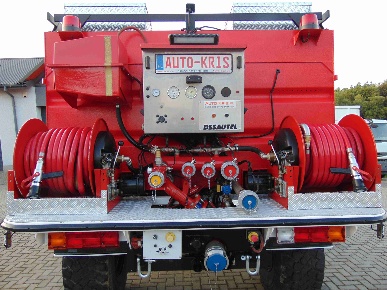 Fire truck MERCEDES-BENZ Unimog U5000 4x4 DESAUTEL - 5000 WATER !!!: picture 12