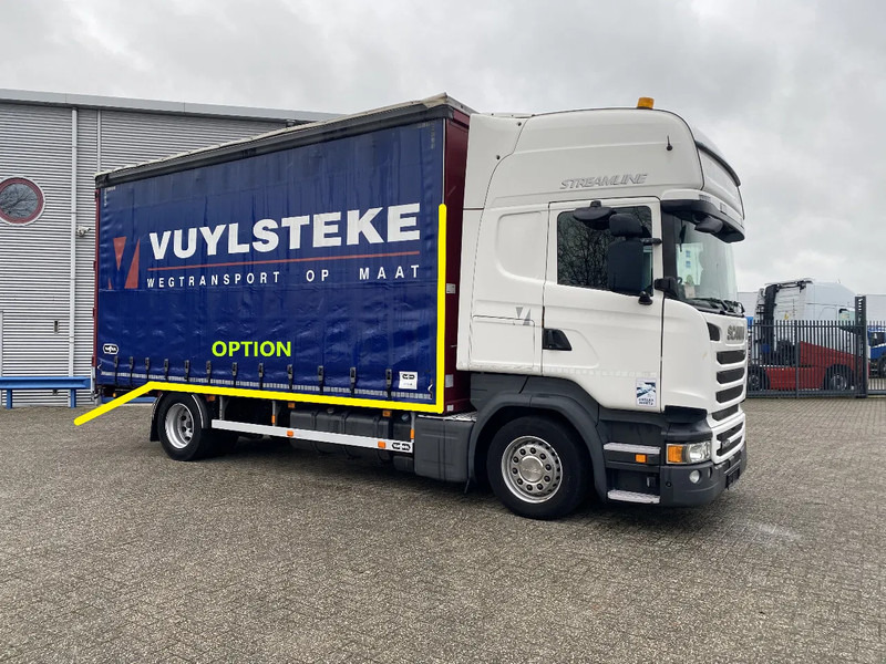 Scania R450 / RETARDER / FULL-AIR / LWDS / DOUBLE TANK / SLIDING ROOF / ONLY:763634 KM / AUTOMATIC / EURO-6 / 2016 - Box truck: picture 4 Scania R450 / RETARDER / FULL-AIR / LWDS / DOUBLE TANK / SLIDING ROOF / ONLY:763634 KM / AUTOMATIC / EURO-6 / 2016 - Box truck: picture 4