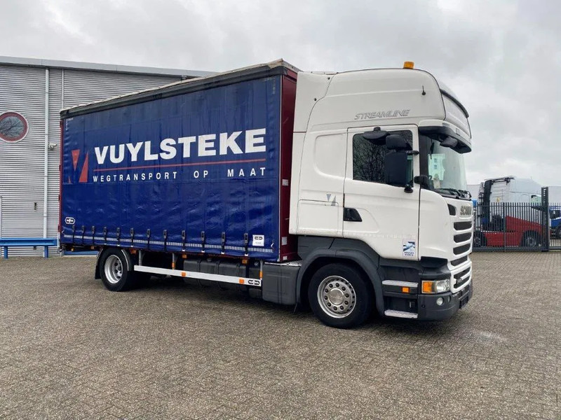 Scania R450 / RETARDER / FULL-AIR / LWDS / DOUBLE TANK / SLIDING ROOF / ONLY:763634 KM / AUTOMATIC / EURO-6 / 2016 - Box truck: picture 3 Scania R450 / RETARDER / FULL-AIR / LWDS / DOUBLE TANK / SLIDING ROOF / ONLY:763634 KM / AUTOMATIC / EURO-6 / 2016 - Box truck: picture 3