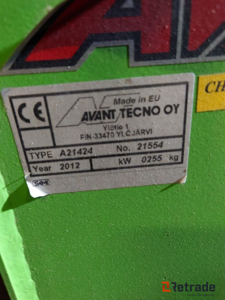 Snöplogutrustning Avant A21424 Snöslunga - Construction equipment: picture 5 Snöplogutrustning Avant A21424 Snöslunga - Construction equipment: picture 5