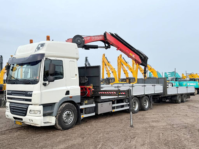 DAF CF85.410 + 21m kran Fassi Crane 21ton/m + Trailer - Crane truck: picture 1 DAF CF85.410 + 21m kran Fassi Crane 21ton/m + Trailer - Crane truck: picture 1