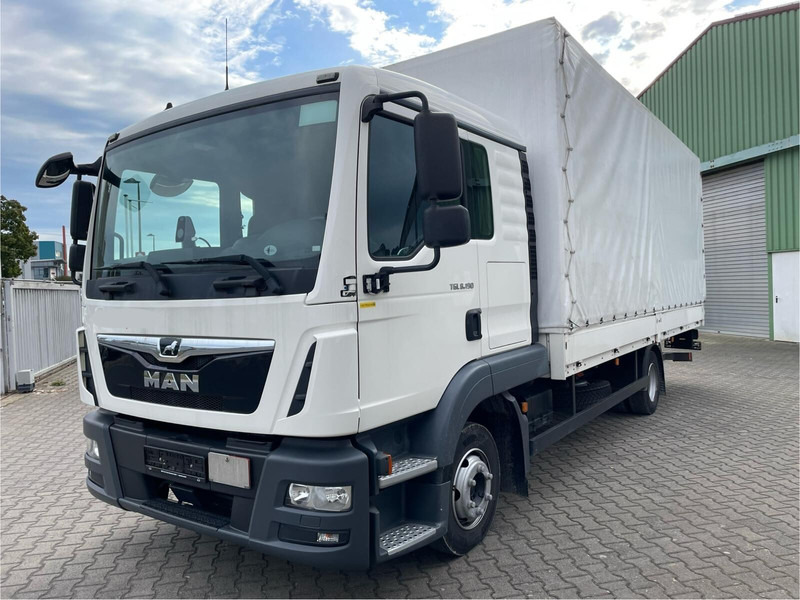Curtainsider truck MAN TGL 8.190 Bett Klima LBW TÜV NEU: picture 1