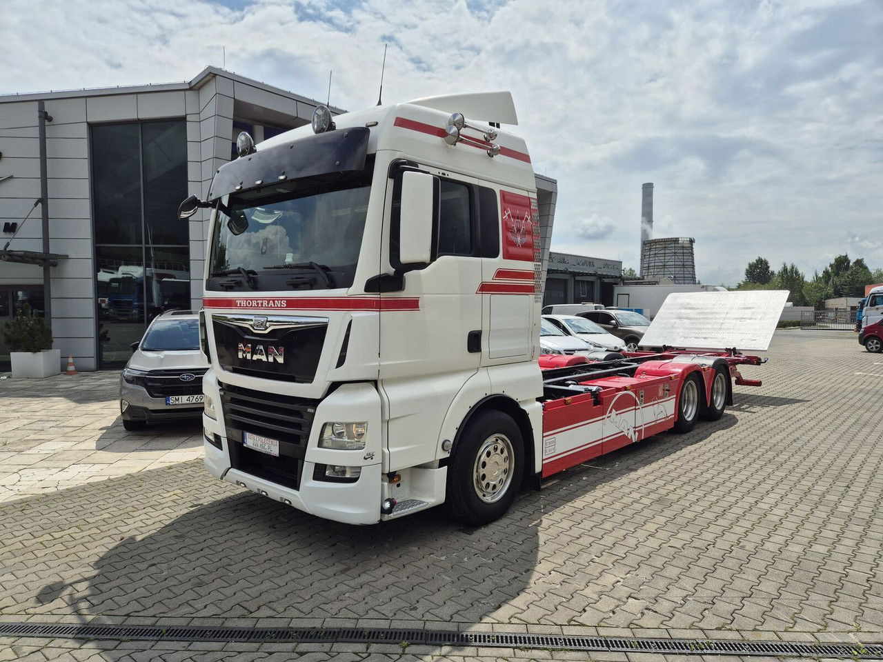 MAN TGX 28 28.420 , 6x2-2 LL / Trailer HFR KM 20 / 1 Owner / E6 /Techni - Container transporter/ Swap body truck: picture 1 MAN TGX 28 28.420 , 6x2-2 LL / Trailer HFR KM 20 / 1 Owner / E6 /Techni - Container transporter/ Swap body truck: picture 1
