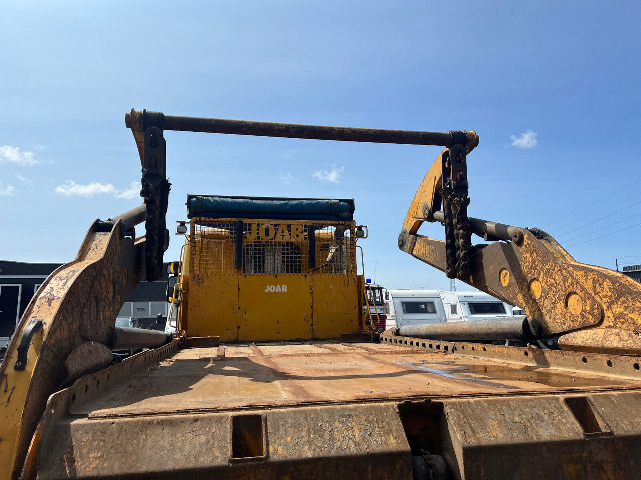 Container transporter/ Swap body truck Scania P280 4X2 / Skipper / Joab / 1 OW / Very Good Condition / Service: picture 16