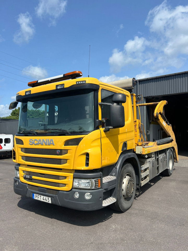 Container transporter/ Swap body truck Scania P280 4X2 / Skipper / Joab / 1 OW / Very Good Condition / Service: picture 6