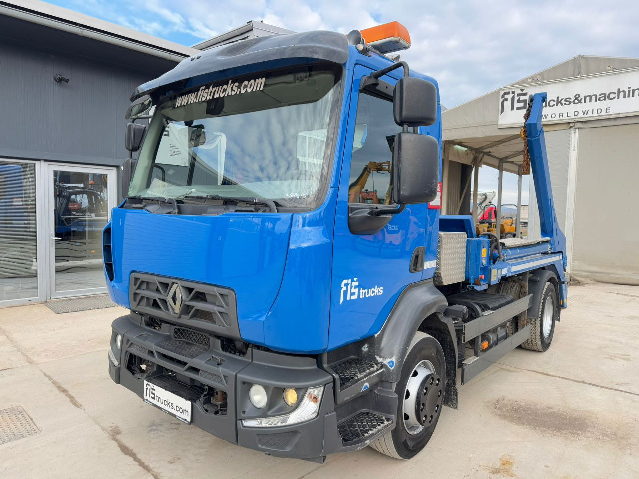 Renault 16.280 4X2 meiller absetz tipper - Container transporter/ Swap body truck: picture 1 Renault 16.280 4X2 meiller absetz tipper - Container transporter/ Swap body truck: picture 1