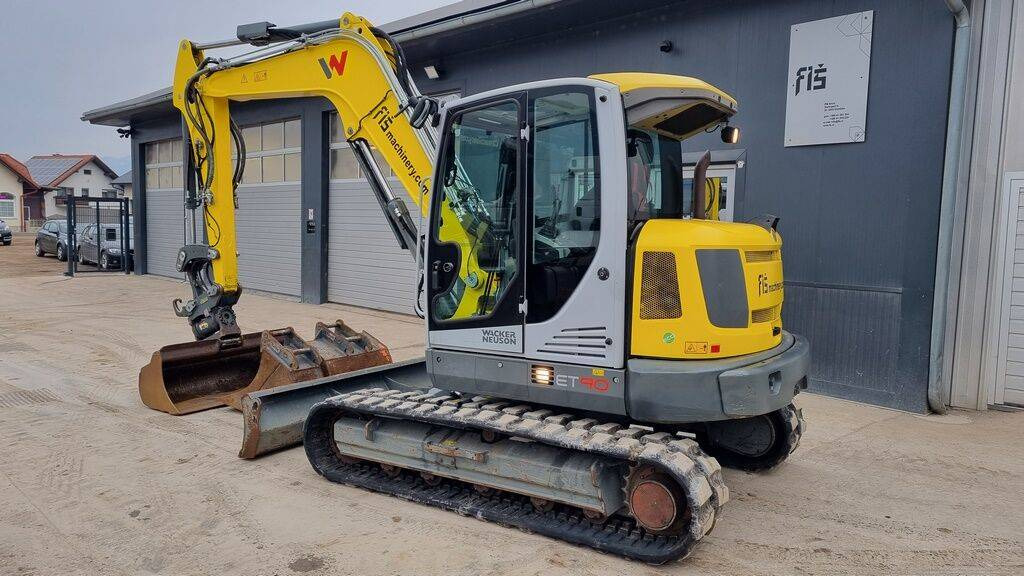 Mini excavator WACKER NEUSON ET90 - Powertilt - 3X Buckets - 2018 Year - Camera: picture 6