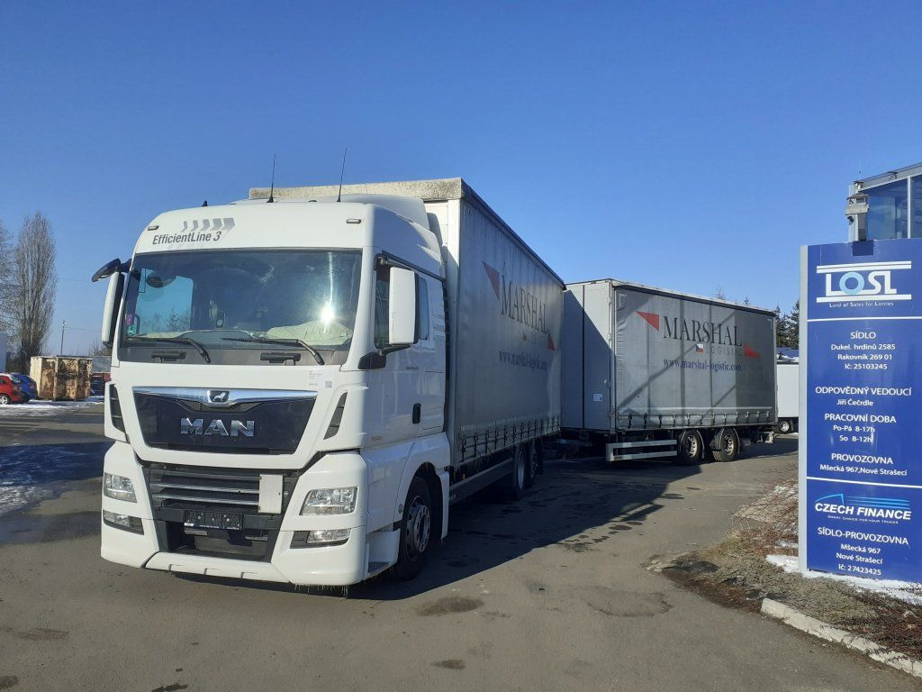 MAN TGX24.510 EURO 6 6x2 + Wecon - Curtainsider truck: picture 1 MAN TGX24.510 EURO 6 6x2 + Wecon - Curtainsider truck: picture 1