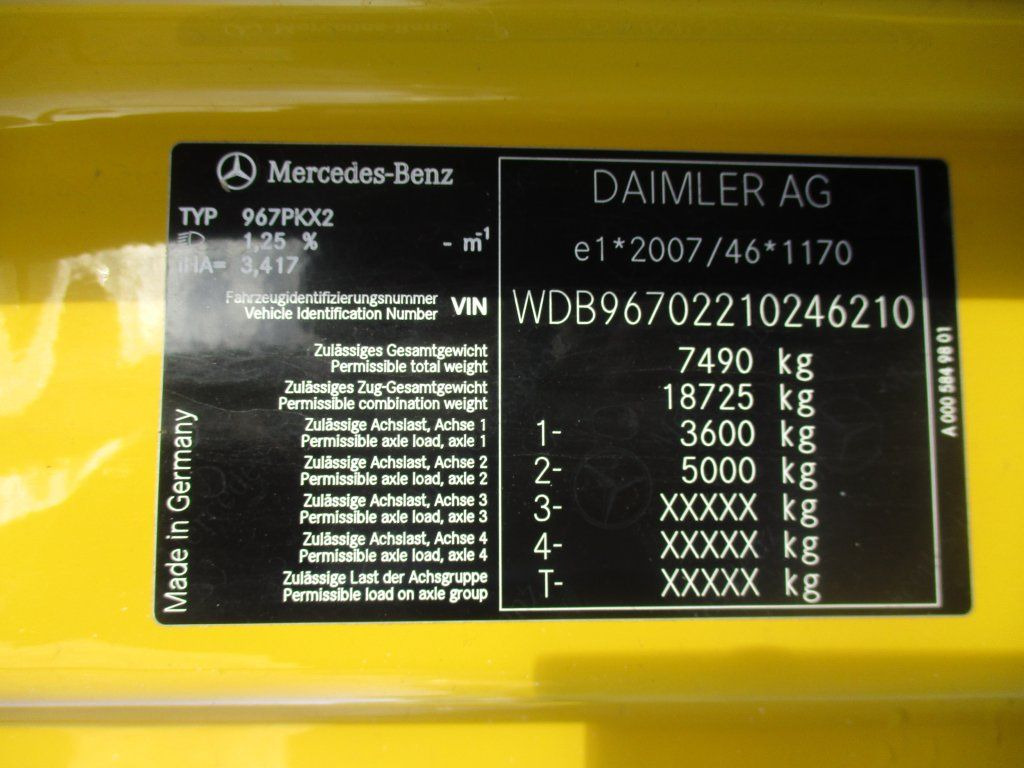 Box van Mercedes-Benz Atego 210, Liege: picture 12