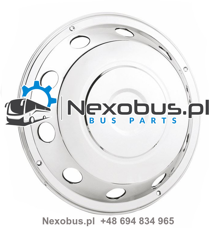 Kołpak 19.5" nierdzewny przód Solbus C 9.5 C10.5 Mercedes Tourino - Wheels and tires for Bus: picture 1 Kołpak 19.5" nierdzewny przód Solbus C 9.5 C10.5 Mercedes Tourino - Wheels and tires for Bus: picture 1