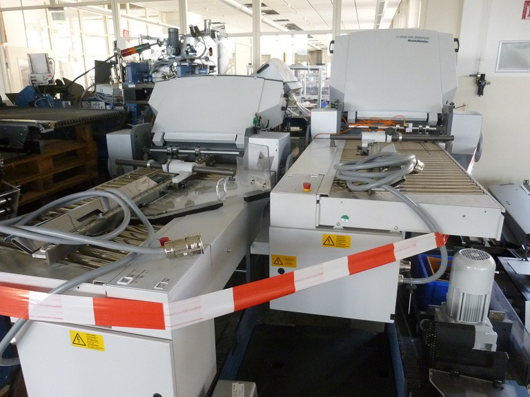 Heidelberg Stahlfolder PFH-82 pallet feeder with SSP-82 slitter shaft station - Folding machine: picture 2 Heidelberg Stahlfolder PFH-82 pallet feeder with SSP-82 slitter shaft station - Folding machine: picture 2