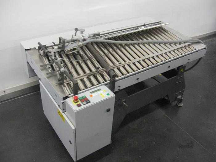 Heidelberg steel mobile, height-adjustable SRT 66 F-re-D inclined roller table (finishing station) - Folding machine: picture 2 Heidelberg steel mobile, height-adjustable SRT 66 F-re-D inclined roller table (finishing station) - Folding machine: picture 2