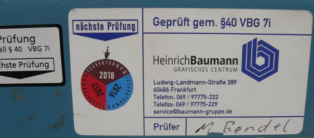 High-speed cutter Wohlenberg WP 92 SPM - Paper cutting machine: picture 4 High-speed cutter Wohlenberg WP 92 SPM - Paper cutting machine: picture 4