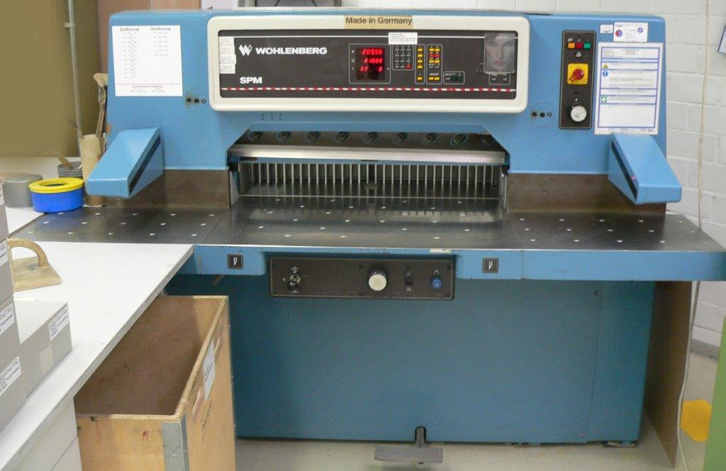 High-speed cutter Wohlenberg WP 92 SPM - Paper cutting machine: picture 1 High-speed cutter Wohlenberg WP 92 SPM - Paper cutting machine: picture 1