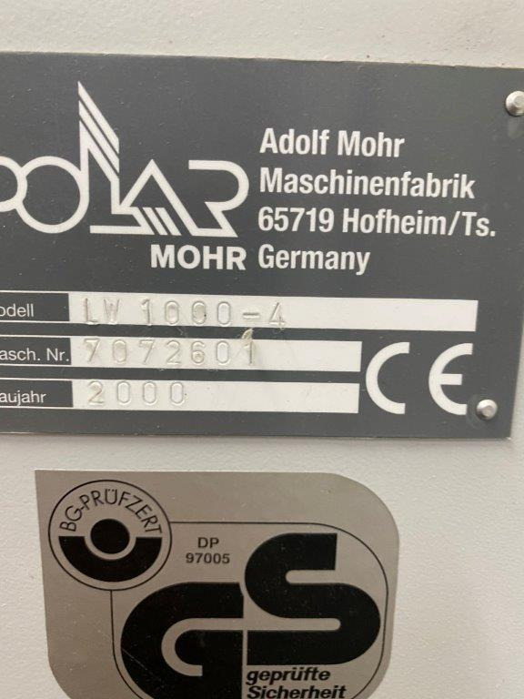 Paper cutting machine Large sized cutting system Polar 137 XT-AT with stacking lifter, automatic vibrator, scale and optional unloader: picture 10