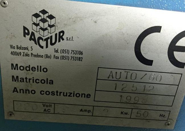 Pactur Ladypack Auto 60 fully automatic angle shrink machine - Packaging machinery: picture 3 Pactur Ladypack Auto 60 fully automatic angle shrink machine - Packaging machinery: picture 3