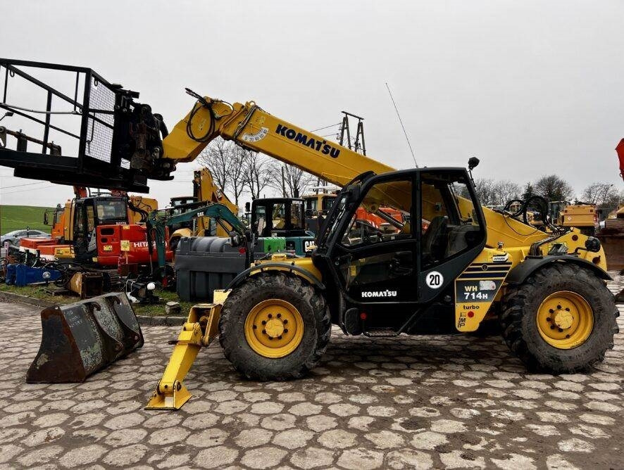 Komatsu WH714 H kosz - Telescopic handler: picture 4 Komatsu WH714 H kosz - Telescopic handler: picture 4