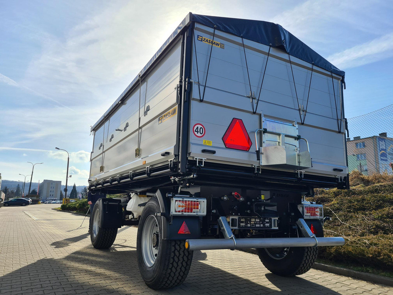 New Farm tipping trailer/ Dumper Zaslaw D737-14XL, 18T, 21m3: picture 32