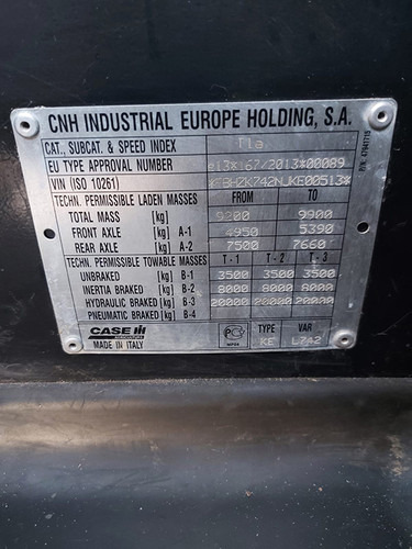 Telescopic handler 2019 Case CNH L 7.42: picture 12