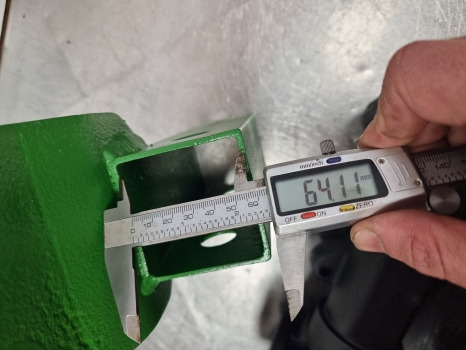 John Deere 6100, 6000, 6010 Series, Draw Bar Hook Support 60x60 Hook - Frame/ Chassis: picture 4 John Deere 6100, 6000, 6010 Series, Draw Bar Hook Support 60x60 Hook - Frame/ Chassis: picture 4