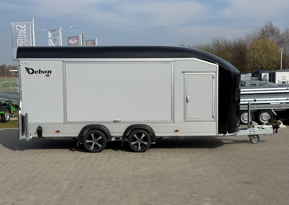 Debon C1000 - kryta laweta | 490 x 202 cm / 3500kg / felgi ALU / wciągarka elektryczna - Closed box trailer: picture 3 Debon C1000 - kryta laweta | 490 x 202 cm / 3500kg / felgi ALU / wciągarka elektryczna - Closed box trailer: picture 3