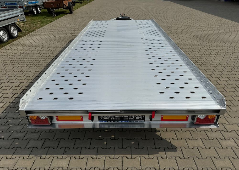 New Autotransporter trailer Gromex L2-2700-5,2 laweta aluminiowa 5,2m 2700kg: picture 6