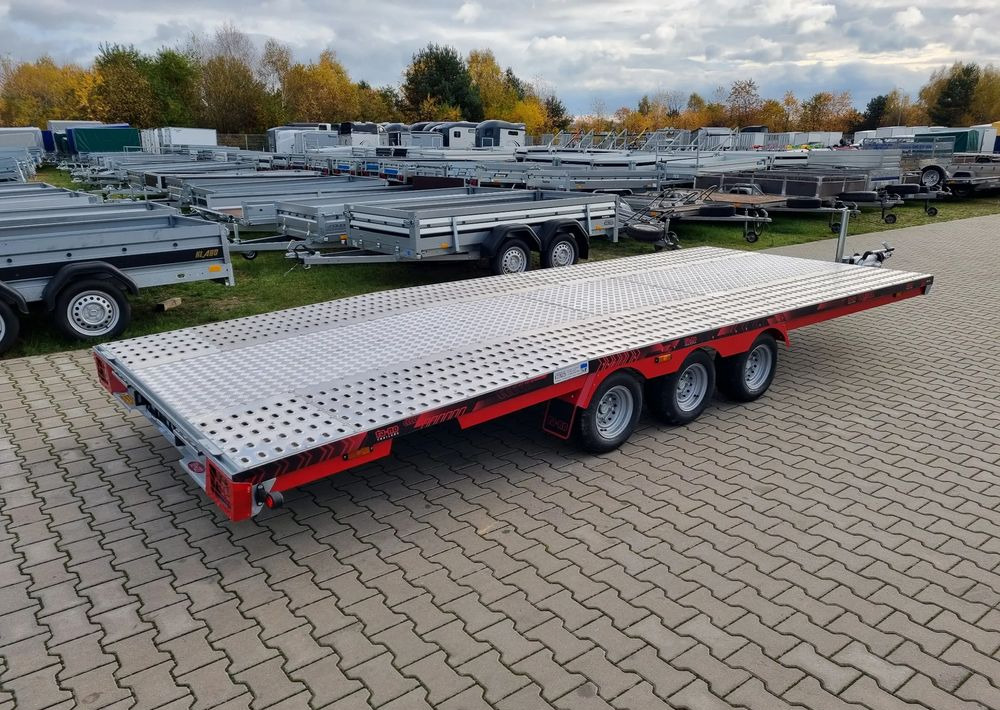 TA-NO Scorpio 55 PREMIUM laweta 3 osiowa 5.5m 3500kg DMC najazdy niski załadunek - Autotransporter trailer: picture 3 TA-NO Scorpio 55 PREMIUM laweta 3 osiowa 5.5m 3500kg DMC najazdy niski załadunek - Autotransporter trailer: picture 3