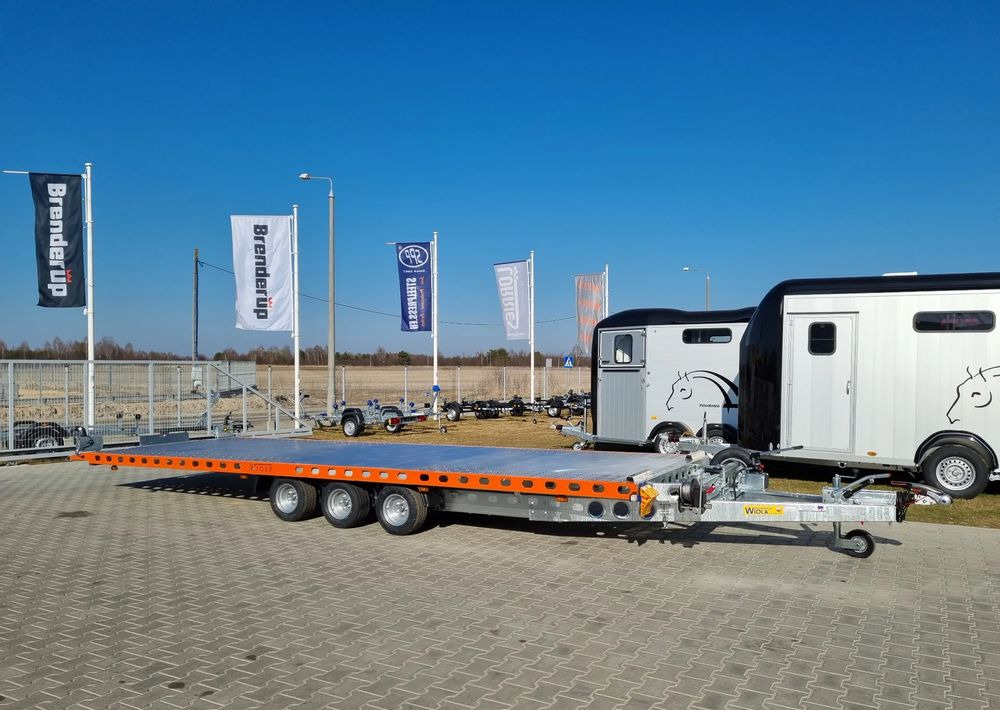 WIOLA L35G65P hydraulic lifting 650x216 cm 3.5T GVW for vans trucks - Autotransporter trailer: picture 2 WIOLA L35G65P hydraulic lifting 650x216 cm 3.5T GVW for vans trucks - Autotransporter trailer: picture 2