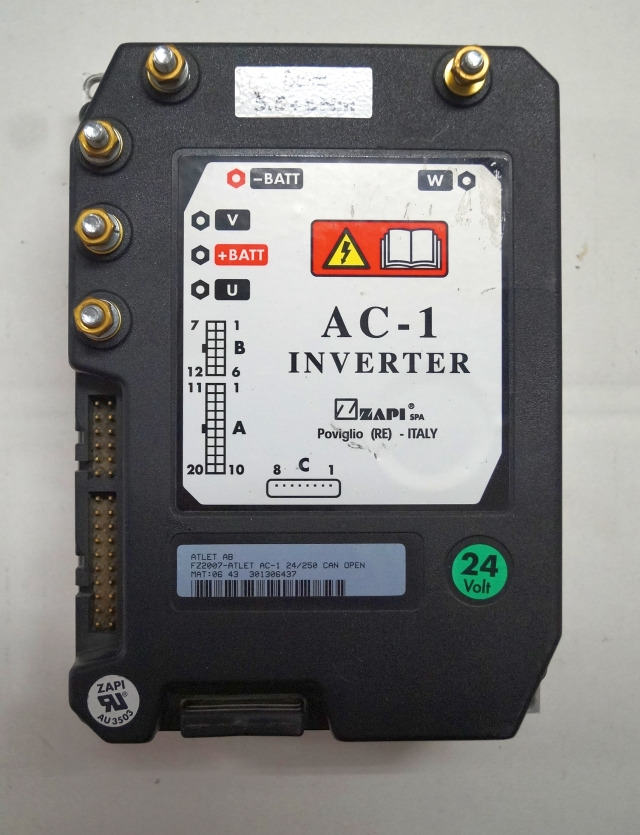 Atlet FZ2007 | AC-I converter FZ 2007 - Atlet AC-I 24/250 can opensn. 06 43 3013 - ECU for Material handling equipment: picture 1 Atlet FZ2007 | AC-I converter FZ 2007 - Atlet AC-I 24/250 can opensn. 06 43 3013 - ECU for Material handling equipment: picture 1