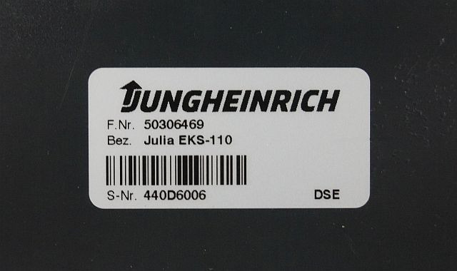 Jungheinrich 50306469 | display for EKS 110 year 2014 Julia display sn. 440D600 - Dashboard for Material handling equipment: picture 2 Jungheinrich 50306469 | display for EKS 110 year 2014 Julia display sn. 440D600 - Dashboard for Material handling equipment: picture 2